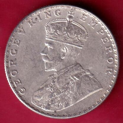 British India 1912 Bombay Mint George V king Emperor One Rupee –FB4800 - Image 2