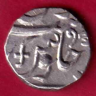 BaRODA STATE HALF RUPEE RARE SILVER COIN – FB4818