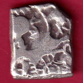 ANCIENT INDIA MAURYAN PERIOD MAGADH DYNASTY ANIMAL STANDING SILVER PUNCHMARK – FB4822