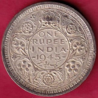 British India 1945 Bombay Mint George Vi One Rupee– FB4992