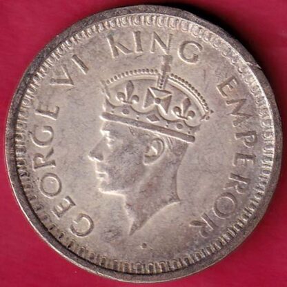 British India 1945 Bombay Mint George Vi One Rupee– FB4992 - Image 2