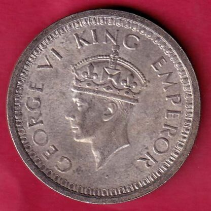 British India 1945 Bombay Mint George Vi One Rupee– FB5008 - Image 2