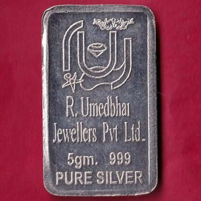 SILVER BAR W 4.97 gm : R. UMEDBHAI JEWELLERS PVT.LTD.– FB5041