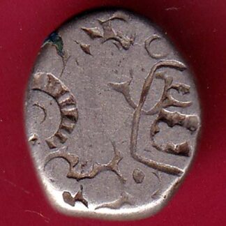 ANCIENT INDIA MAURYAN PERIOD MAGADH DYNASTY ANIMAL STANDING SILVER PUNCHMARK – FB5059