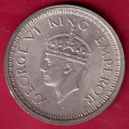 British India 1945 Bombay Mint George Vi One Rupee –FB5176 - Image 2