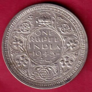 British India 1945 Bombay Mint George Vi One Rupee –FB5176