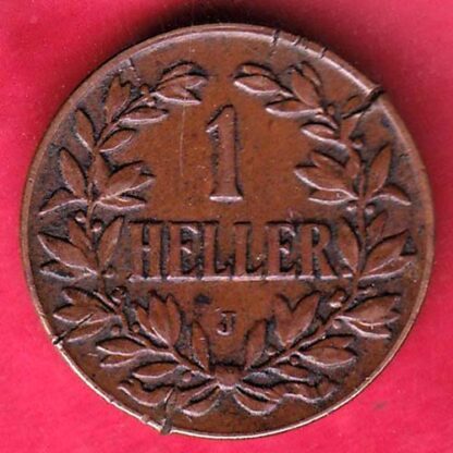 Deutsch Ostafrika 1907 ONE Heller copper coin– FB5215