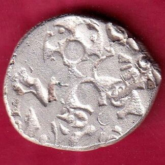 ANCIENT INDIA MAURYAN PERIOD ANIMAL STANDING MAGADH DYNASTY SILVER PUNCHMARK– FB5220