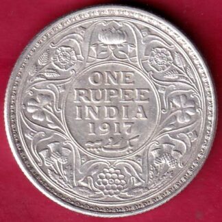 British India 1917 George v Emperor One Rupee – FB5224