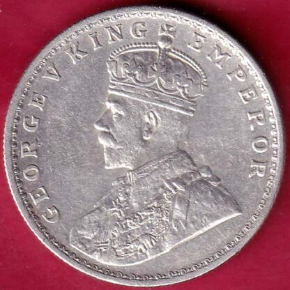British India 1917 George v Emperor One Rupee – FB5224 - Image 2
