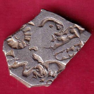 ANCIENT INDIA MAURYAN PERIOD ANIMAL STANDING MAGADH DYNASTY SILVER PUNCHMARK– FB5229