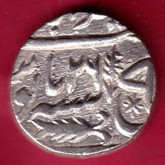 Awadh State AH 1233 RY 26 muhammadabad banaras mint Rare Silver rupee –FB5303