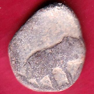 ANCIENT INDIA SATAVAHANA IKSHVAKU DYNASTY LEAD UNIT ELEPHANT STANDING COIN-FB5370