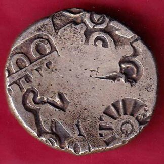 ANCIENT INDIA MAURYAN PERIOD ANIMAL STANDING MAGADH DYNASTY SILVER PUNCHMARK- FB5476