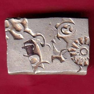 ANCIENT INDIA MAURYAN PERIOD ANIMAL STANDING MAGADH DYNASTY SILVER PUNCHMARK  :-FB5478