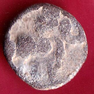ANCIENT INDIA SATAVAHANA IKSHVAKU DYNASTY LEAD UNIT ELEPHANT STANDING COIN- FB5484