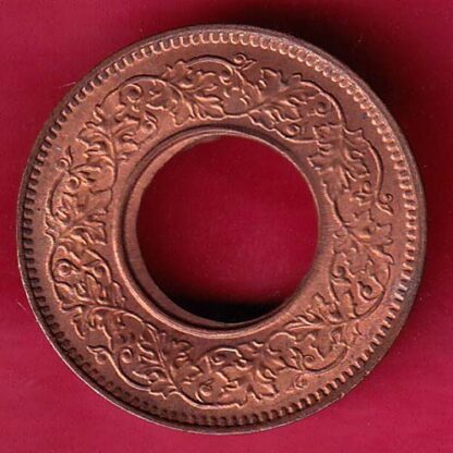 British india UNC king george vi 1944 LAHORE MINT one pice copper coin :-FB5619 - Image 2