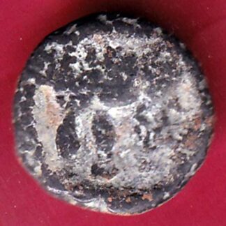 ANCIENT INDIA SATAVAHANA IKSHVAKU DYNASTY LEAD UNIT ELEPHANT STANDING COIN  –FB4927