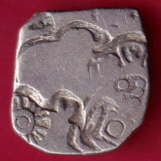 ANCIENT INDIA MAURYAN PERIOD “BOTH SIDE PUNCHES”  MAGADH DYNASTY SILVER PUNCHMARK –FB5847