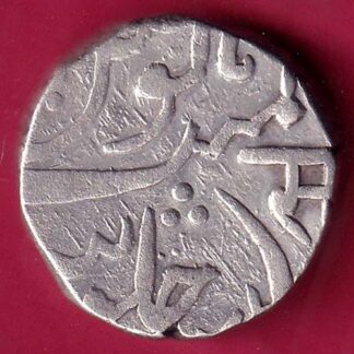 Baroda State SAYAJI RAO Gaykwad one rupee Silver coin –FB5894