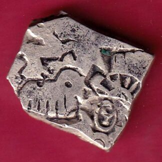 ANCIENT INDIA MAURYAN PERIOD MAGADH DYNASTY SILVER PUNCHMARK  –FB6137