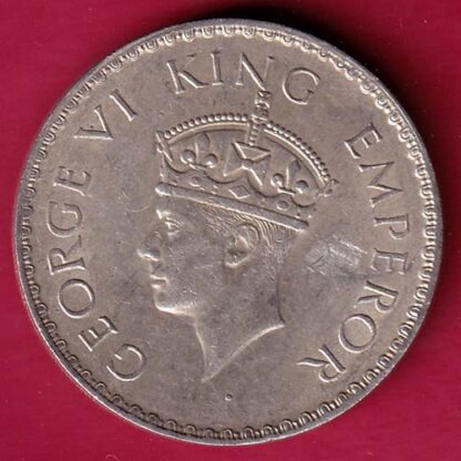 British India 1940 George VI Bombay Mint One Rupee–FB6170 - Image 2
