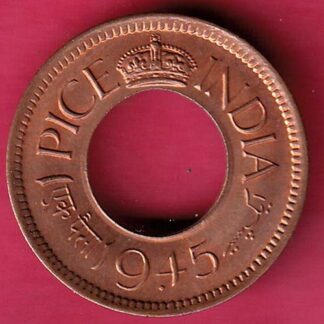 British India unc 1945 bombay mint one Pice – FB6204