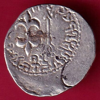 ANCIENT INDIA NAHAPAN DYNESTY KINGS PORTRAIT SILVER COIN- FB6285 - Image 2
