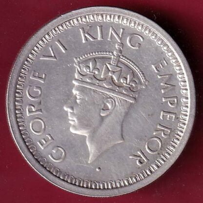 British India 1945 Bombay Mint George Vi One Rupee - FB6557 - Image 2