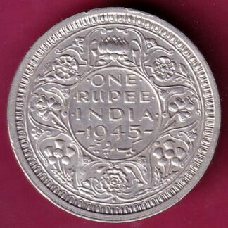 British India 1945 Bombay Mint George Vi One Rupee - FB6557