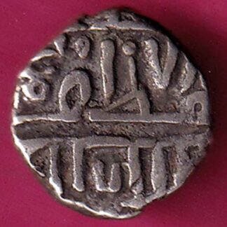 Nawanagar state shree jaamji HALF KORI SILVER COIN - FB6640