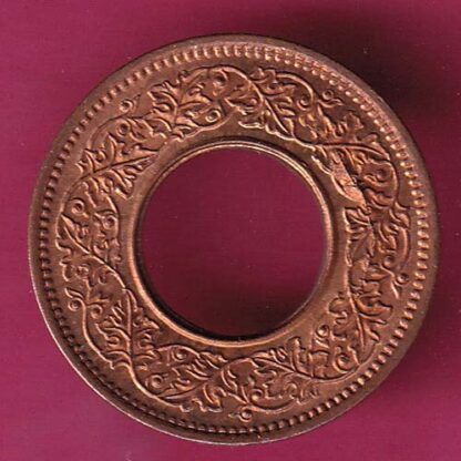 British India unc 1945 bombay mint one Pice  – FB6688 - Image 2