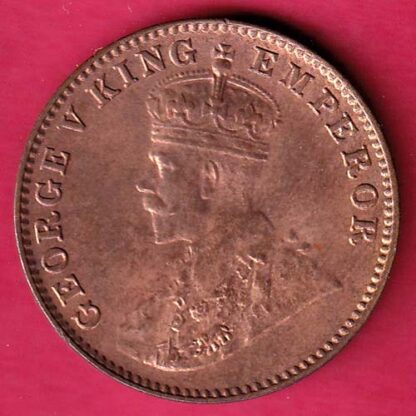 BRITISH INDIA 1936 GEORGE V ONE QUARTER ANNA COIN - FB6710 - Image 2