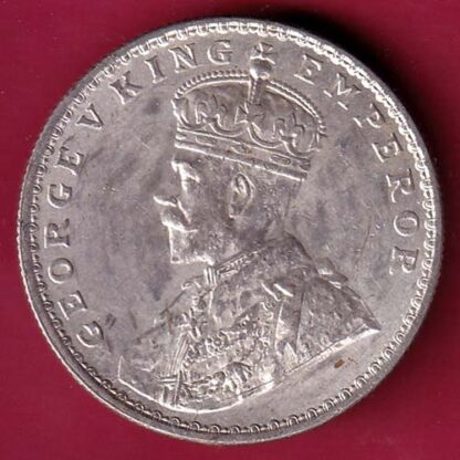 British India 1916 Bombay mint George V one Rupee Silver Coin - FB6730 - Image 2