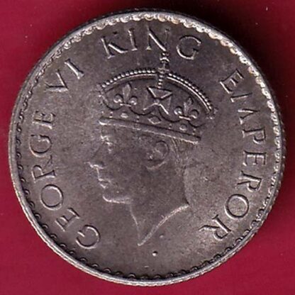 British India 1940 BOMBAY MINT George VI Bombay Mint 1/4 Rupee - FB6788 - Image 2