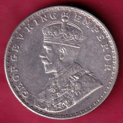 British India 1917 bombay mint George v Emperor One Rupee  –FB6835 - Image 2