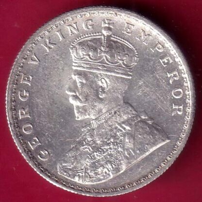 British India 1917 bombay mint George v Emperor One Rupee –FB6884 - Image 2