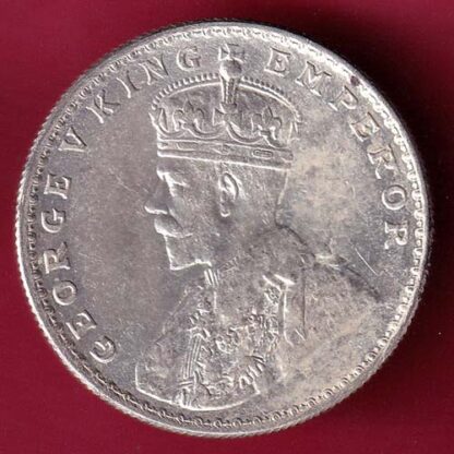 British India 1918 bombay mint George v Emperor One Rupee –FB6969 - Image 2