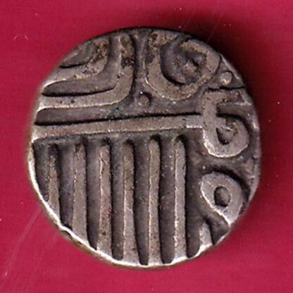 Nawanagar state shree jaamji HALF KORI SILVER COIN :- GA500 - Image 2
