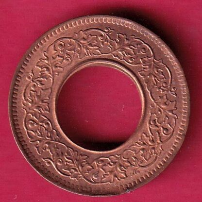 British india UNC king george vi 1944 LAHORE MINT one pice copper coin – FB7003 - Image 2