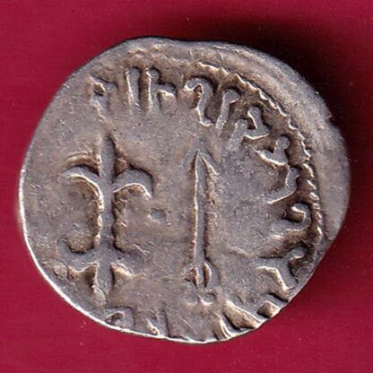 ANCIENT INDIA NAHAPAN DYNESTY KINGS PORTRAIT SILVER COIN– FB7023 - Image 2