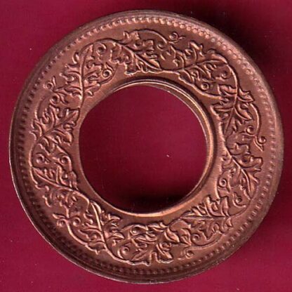 British india UNC 1945 one pice copper coin – FB7072 - Image 2