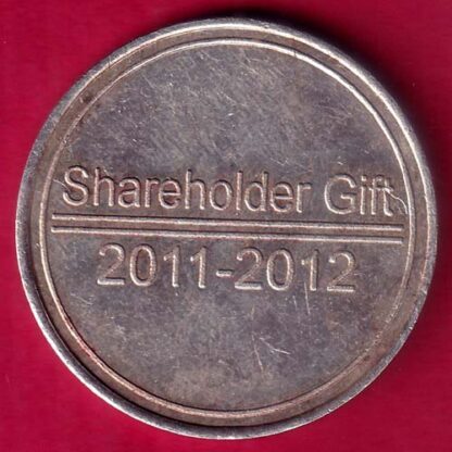 SILVER TOKEN W– 13.02 gm: THE AHMEDABAD MERCANTILE CO-OP BANK LTDSHAREHOLDER GIFT 2011-2012  – FB7143 - Image 2