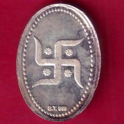 SILVER TOKEN: Weight –2.48 gm: KALASH MARK BHARAT TREDERS – FB7152