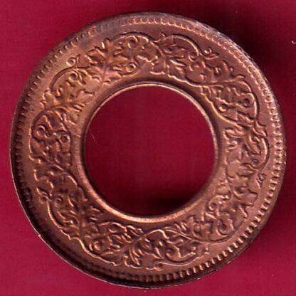 british india UNC king george vi 1944 BOMBAY MINT one pice copper coin–FB7192 - Image 2