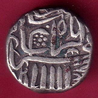 Mughals Mohd.Akbar Mahmudi silver coin–FB7436