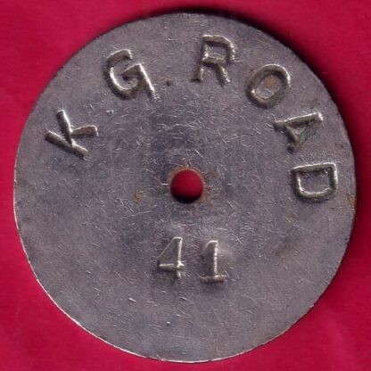 BANK TOKEN – VIJAYA BANK K.G. ROAD 41 – FB7545 - Image 2