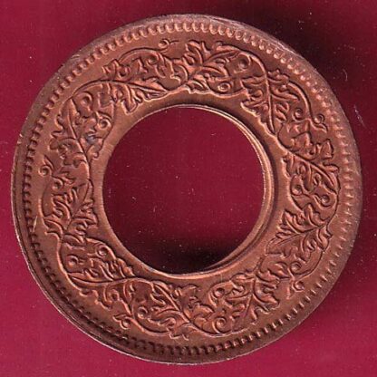 British india UNC 1945 one pice copper coin – FB7580 - Image 2