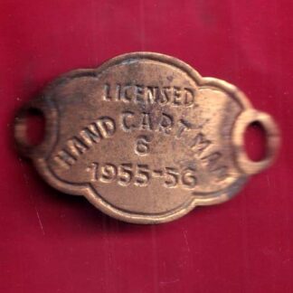 LICENSED HAND CART MAN 5 1959 /1960 – FB7627