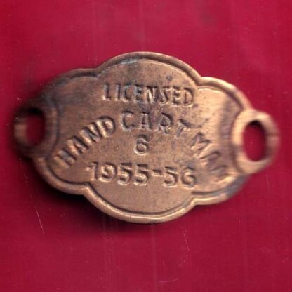 LICENSED HAND CART MAN 5 1959 /1960 – FB7627